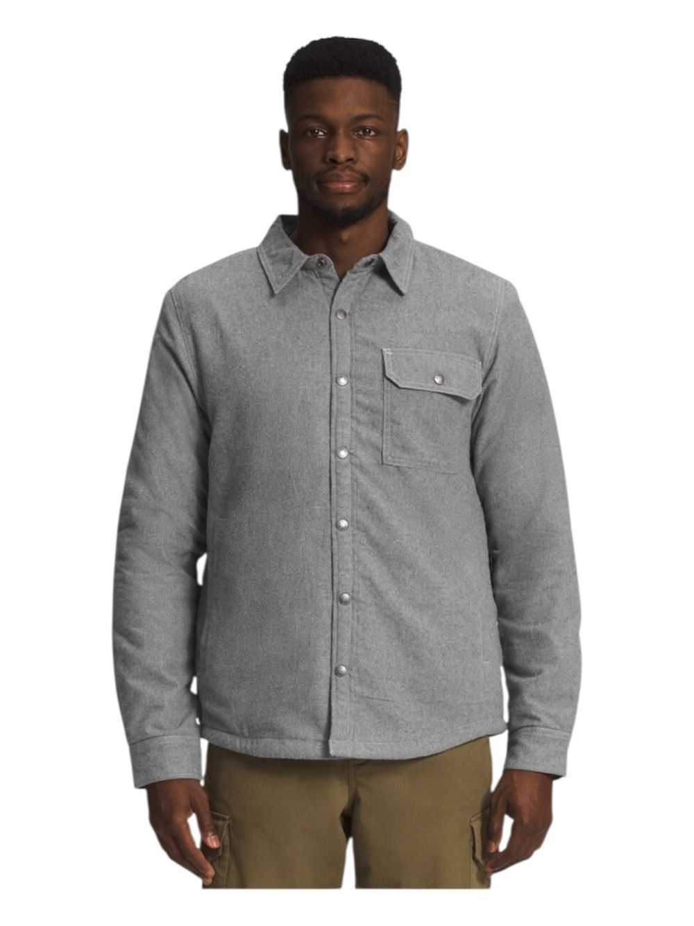 THE NORTH FACE Blue Long Sleeve Button Down size large